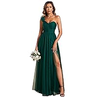 Ever-Pretty Women's One Shoulder Sleeveless Pleated A-Line Floor Length Bridesmaid Dresses 01911