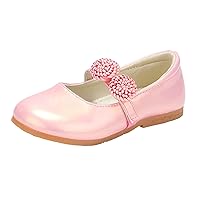 Girls Medium Children Shoes White Leather Shoes Bowknot Girls Princess Shoes Single Shoes Performance Jelly Shoes Girls