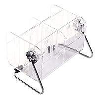 360 Degree Clear Acrylic Storage Box Cosmetic Organizer Container Supplies For Lipsticks Eyebrow Makeup Brush Collection Clear Storage Box