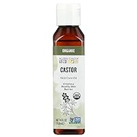 Organic Skin Care Oil, Castor, 4 Fluid Ounce