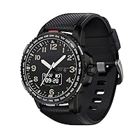 Outdoor Sports Smart Watch Waterproof Dual Display Touch Screen Watch Functional Watches for Men, Black