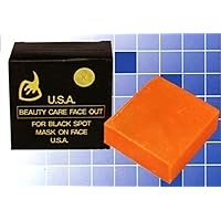 (1 Dozen) Black Soap for Black Spot Mask on Face By K.brothers(azana USA Ginseng Soap) 50g. (Otop, FDA and Halal Certificate) Anti Acne and Aging.