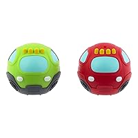 Little Tikes Learn & Play Roll Arounds Off Roadin' Vehicle 2-Pack- Toy Cars and Ball Play in One, Easy Grip & Roll- Birthday Gifts for Kids, Toddler Toys for Boys and Girls Ages 18 months 1 2 3+ Years