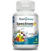 KC Spectrum46, Multivitamin Tablets for Men & Women, Blend of 46 Vitamins, Minerals, Bioactive Herbs & Super Antioxidants, Supports Vitality, Stamina & Immunity (60 Tablets)