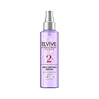 L'Oréal Paris Elvive Dream Lengths and Hyaluron Plump Hair Care Systems with Shampoo, Conditioner, Leave-In Treatments and Serum