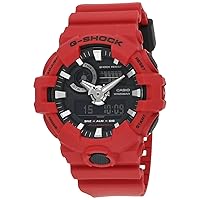 Casio G-shock Ana Digi Red Men's Watch, 200 Meter Water Resistant with Day and Date GA-700-4A