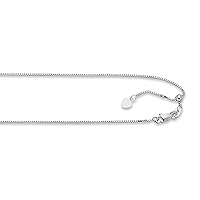 14 Kt Yellow or White Gold 30 Inch Adjustable Chain Necklace