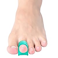 Hammer Toe Corrector for Women, Hammer Toe Straightener - Green, Large Size, 4 Count