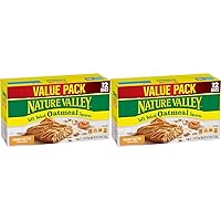 Nature Valley Soft-Baked Oatmeal Squares, Peanut Butter Breakfast Snacks, 12 ct, 14.88 OZ (Pack of 2)