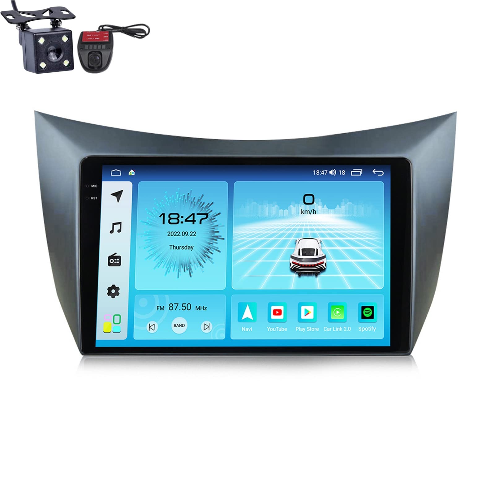 Mua VOLEMI Android 12 9/9.5 Full Touch Screen Car GPS Radio for Lifan  Smily 320 2008-2015 Built in Carplay Android Auto Support Navigation/Dolby  DTS DSP/BT 5.1 SWC/Voice Control (Size : M6Pro 8+256