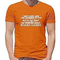 in My Head I'm Thinking About Board Games - Mens Premium Cotton T-Shirt