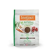 Instinct Be Natural Real Lamb & Oatmeal Recipe Natural Dry Dog Food, 24 lb. Bag