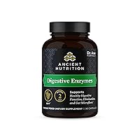 Ancient Nutrition Digestive Enzymes, Supports Gut Health, Promotes Healthy Digestive Function, 90 Ct