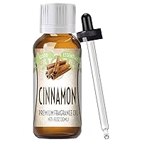 Good Essential – Professional Cinnamon Fragrance Oil 30ml for Diffuser, Candles, Soaps, Lotions, Perfume 1 fl oz