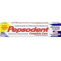 Pepsodent Complete Care Toothpaste Original Flavor, 5.5 oz., (Pack of 4)