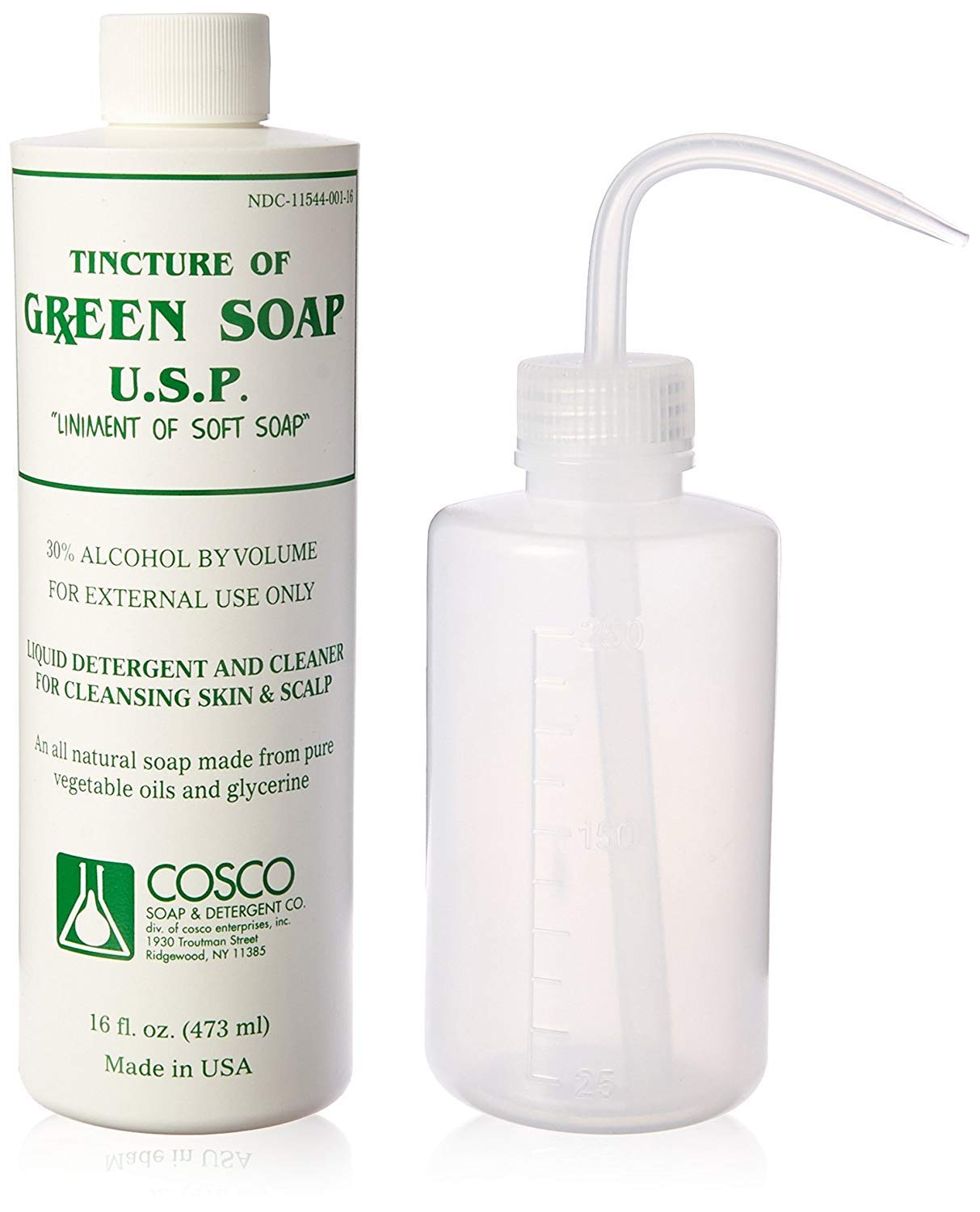 Cosco Green Soap 1 Pint + SQUEEZE BOTTLE 8oz