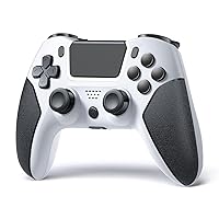 Puning PS4 Controller,Wireless Controller Compatible with PS4/Slim/Pro and Windows PC,PS4 Remote Controller with 1000mAh Battery/Vibration/6-Axis Motion Control/Multi Touch Pad/3.5mm Audio Jack