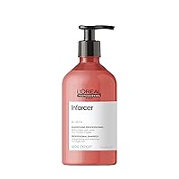 L'Oreal Professionnel Inforcer Strengthening Shampoo | Protects, Prevents Breakage & Adds Softness | For Weak, Fragile & Damaged Hair Types | With Biotin | 16.9 Fl. Oz.