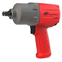 2235TiMAX-R 1/2” Drive Air Impact Wrench, Lightweight 4.6 lb Design, Powerful Torque Output Up to 1,350 ft/lbs, Titanium Hammer Case, Max Control, Hi-Visibility Red