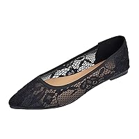 Ballet Flats for Women Comfortable Women's Flats Memory Foam Slip on Pointed Toe Flats Shoes Women