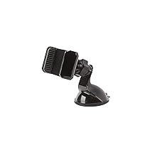 Scosche VWDSM2 Car Mount 3-in1 Suction Cup Mount with Vent Clips for Mobile Devices - Window, Dash, Vent Mount, 360 Rotation