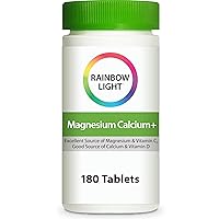 Rainbow Light Magnesium Calcium + Food Based Tablets 180 tablets