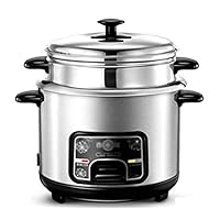 Rice Cookers, Inner Pot Rice Cooker Old-Fashioned Household Rice Cooker with Steamer for Cookiand Cookingy Uncoated/4L