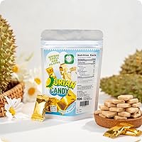 Durian Flavored Fruit Toffee Candy, Ready to eat, unique smell and flavors, fun candies Snacks Gifts by LUNGCHA (Durian, 3.5 Oz.)