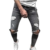 Man Jeans Trousers Pants Jeans for Mens Denim Cowgirl Ripped Summer Fall Jeans 2024