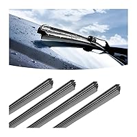 4 Pieces Car Wiper Blade Replacement Strip, 32