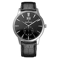 Claude Bernard Men's 64005 3 NIN Classic Gents Analog Display Swiss Quartz Black Watch