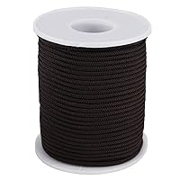 Braided Nylon Twine Cord Thread String for Necklace Bracelet Jewelry Making Crafting Accessories (2mm-98feet, Coffee)