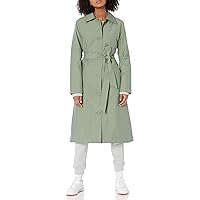 Amazon Essentials Women's Relaxed-Fit Water Repellant Trench Coat (Available in Plus Size) (Previously Amazon Aware)