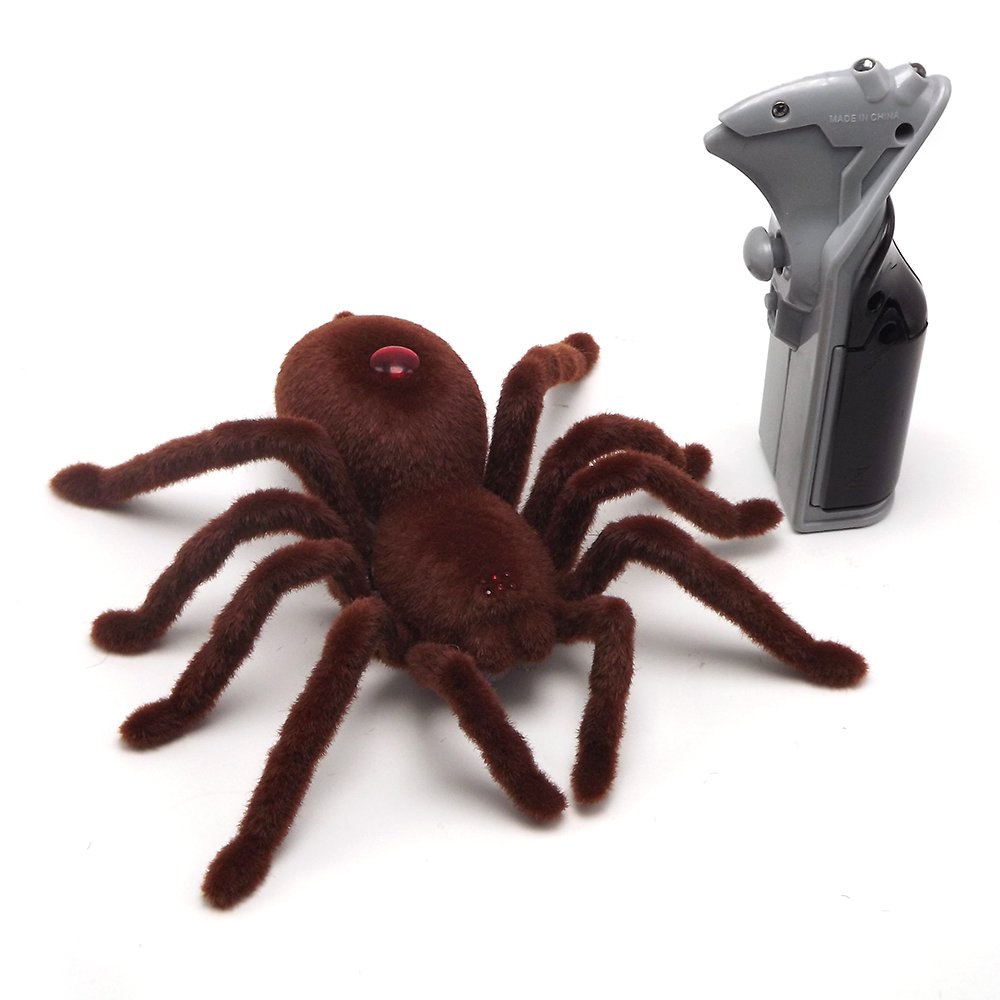 Tipmant Simulation Cute RC Spider Infrared Remote Control Vehicle Car Electric Realistic Animal Kids Prank Scary Toys