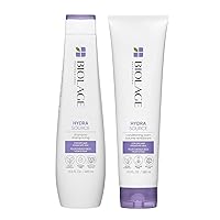 Hydra Source Shampoo & Conditioning Balm Set | Hair Repair | Hydrates & Moisturizes Hair | For Dry, Damaged Hair | Paraben & Silicone-Free | Vegan