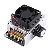 4000W SCR Electric Voltage Regulator Dimmer Temperature Motor Speed Controller with Fan Thermostat