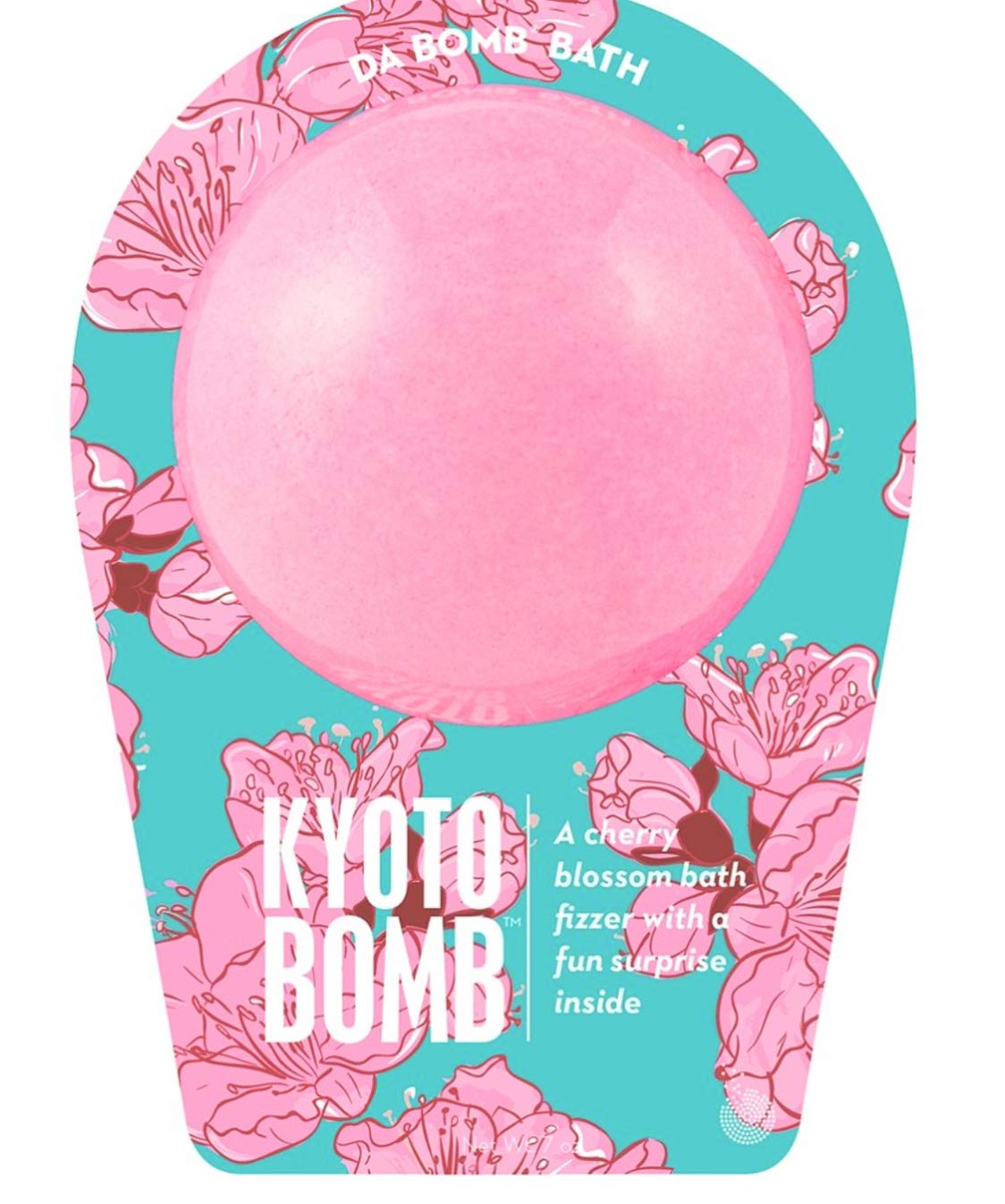 DA BOMB Kyoto Bath Bomb 7oz, Pink