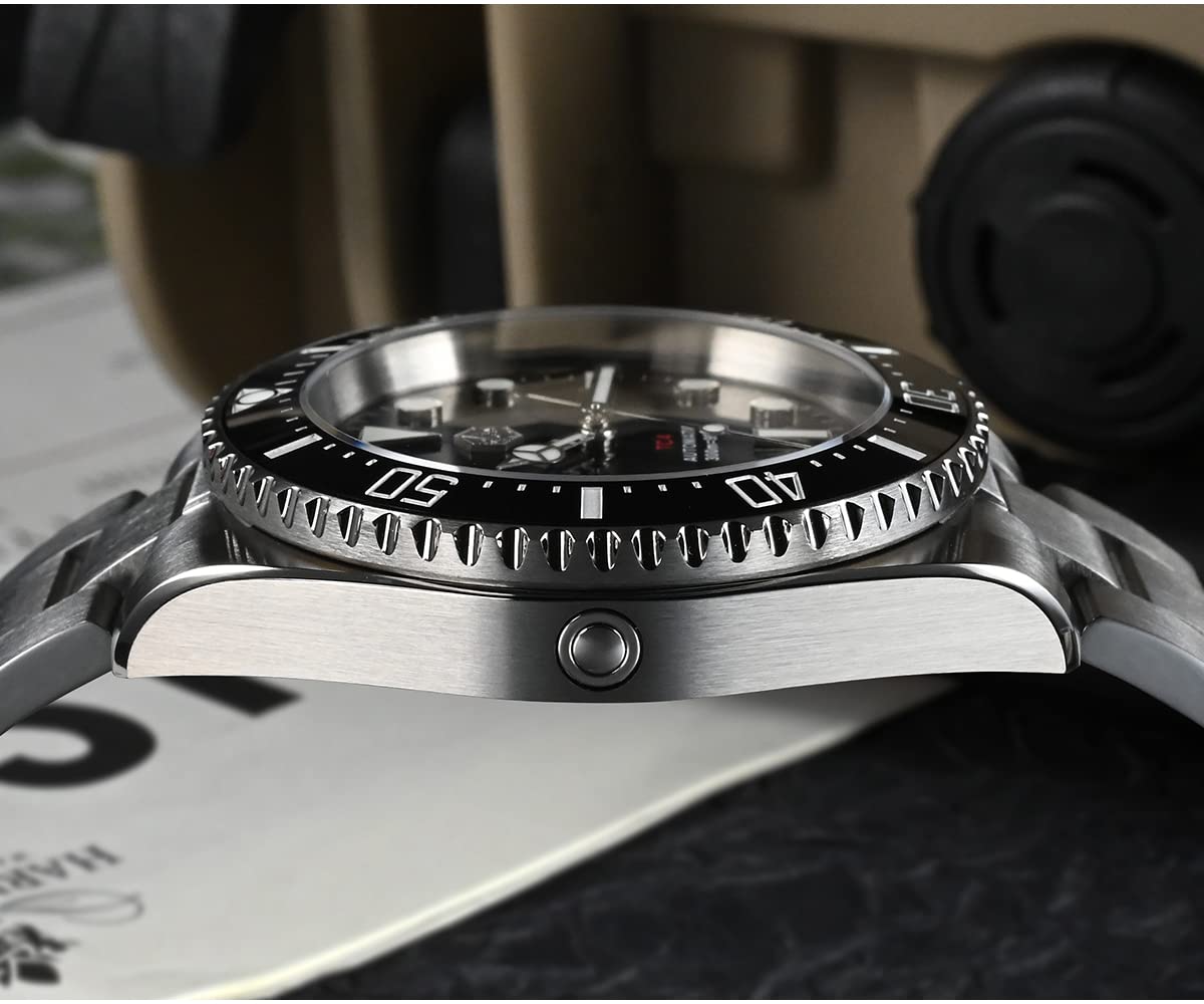 San Martin SN0111T-A1 GR5 Titanium Luxury Men Diving Watch PT5000 Helium Device Automatic Mechanical Wristwatches