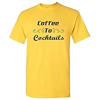 Coffee to Cocktails - Funny Brunch Drinking Party T Shirt