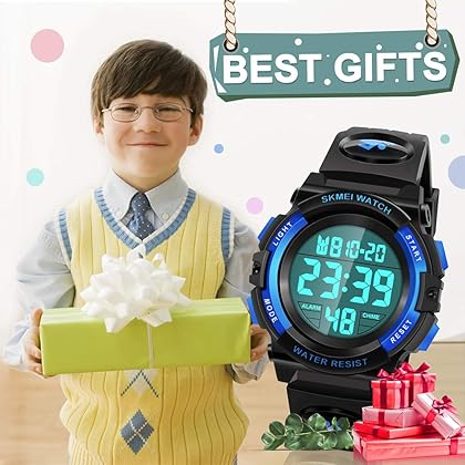 Dodosky LED Multifunctional Waterproof Watch for Kids - Kids Gifts