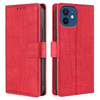 Phone Cover Wallet Folio Case for Google Pixel 3A XL, Premium PU Leather Slim Fit Cover for Pixel 3A XL, 3 Card Slots, Portable, Red