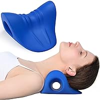 Neck and Shoulder Relaxer, Cervical Traction Device for TMJ Pain Relief and Cervical Spine Alignment, Chiropractic Pillow