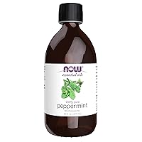Essential Oils, Peppermint Oil, Invigorating Aromatherapy Scent, Steam Distilled, 100% Pure, Vegan, Child Resistant Cap, 16-Ounce