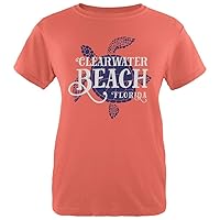 Summer Sun Sea Turtle Clearwater Beach Womens T Shirt