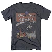 Batman Detective #27 Distressed Adult Black T-Shirt, 3XL
