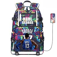 Basketball Player George Multifunction Backpack Travel Backpack Fans Bag For Men Women (Style 2)