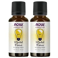 Foods Mental Focus Oil Blend, 1 Fluid Ounce (2 Pack)