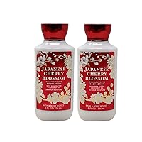Body Works 2 Pack Japanese Cherry Blossom Super Smooth Body Lotion 8 Oz.