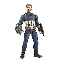 Marvel Hasbro Avengers Infinity Hasbro Legends Series, 15 cm Captain America Action Figure, Premium Design, Includes 5 Accessories, Multi-Colour, F01855L0