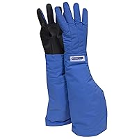 NATIONAL SAFETY APPAREL G99CRBEPXLSH Nylon Taslan and PTFE Shoulder Waterproof Safety Glove, Cryogenic, 26